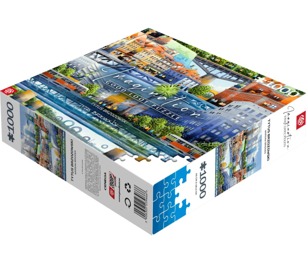 GOOD LOOT Imagination: Tytus Brzozowski Warsaw Bridges / Warszawskie mosty Puzzles 1000 - 1056328 - zdjęcie 6